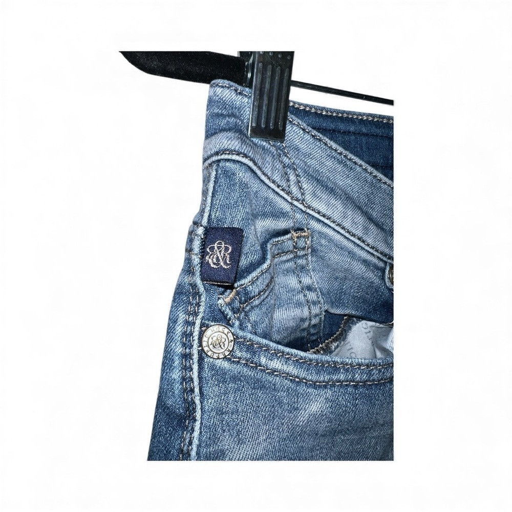 Rock & Republic Light Blue Distressed Ankle Jeans - Picture 3 of 8